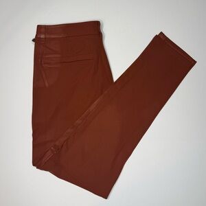 Lululemon Commission Pants Mens 33x32 Date Brown Slim Fit Warpstreme Performance